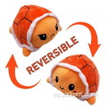 peluche de felpa reversible